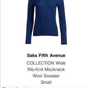 Wool Blue turtleneck